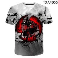 2021 summer new t shirt 3d pattern printing japanese anime mens and womens casual fashion tops animation printing store
