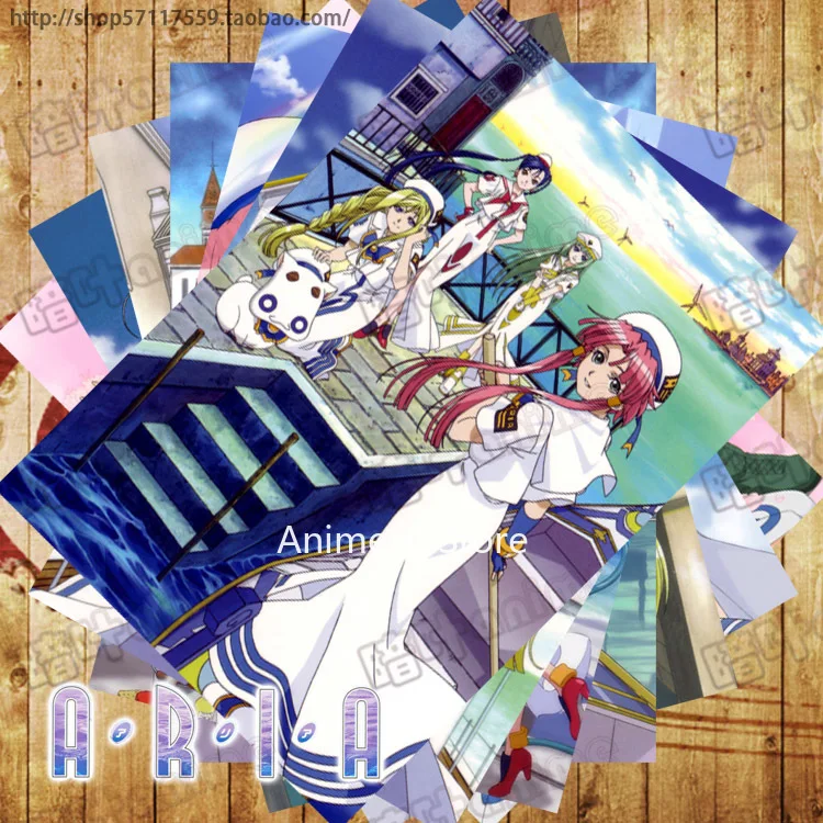 

10 шт./партия Аниме Ария плакаты AikaS Granzchesta Алисия Florence Афины Glory настенные картины для Коллекция A3 42x29 см наклейки