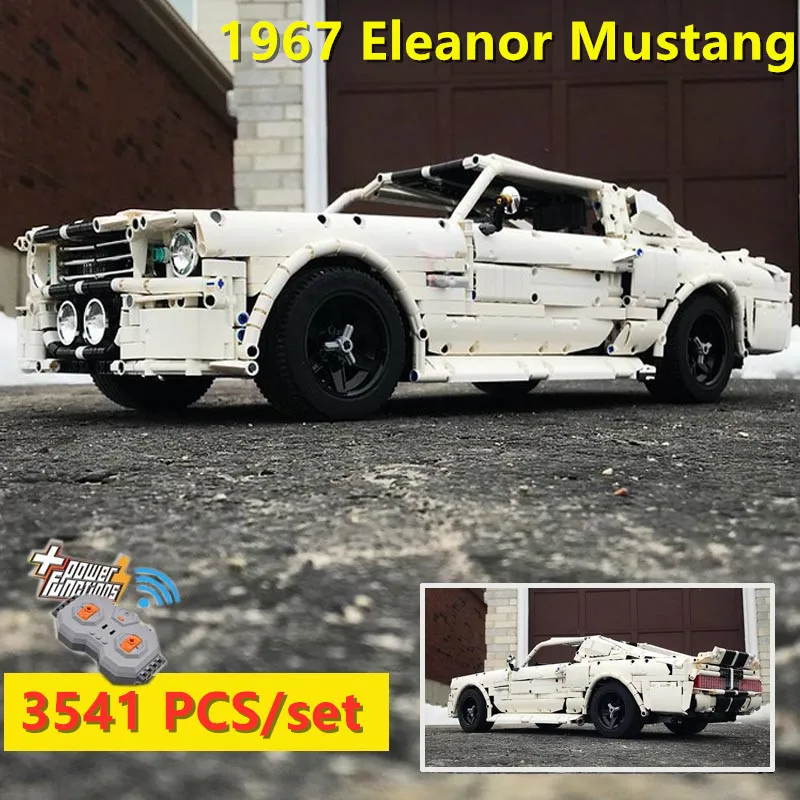 Новые Классические 1967 Ford Eleanor Mustang гоночный автомобиль подходит lepinings
