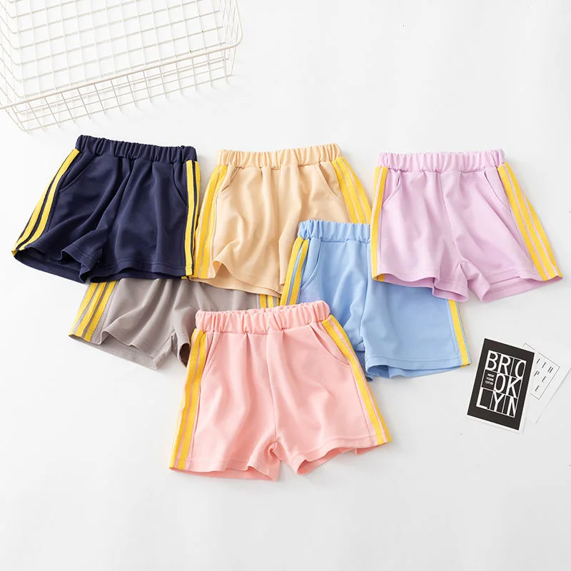 Женские детские шорты для мальчиков и девочек летние спортивные брюки унисекс