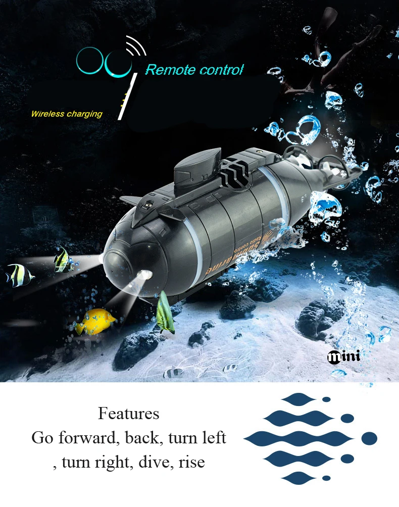 мини rc подводная лодка для ма