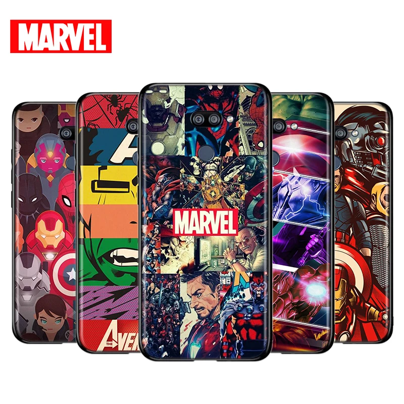

Marvel The Avengers For LG K22 K71 K61 K51S K41S K30 K20 K50S K40S Q60 V60 V50 V40 V35 V30 G8 ThinQ Black Phone Case