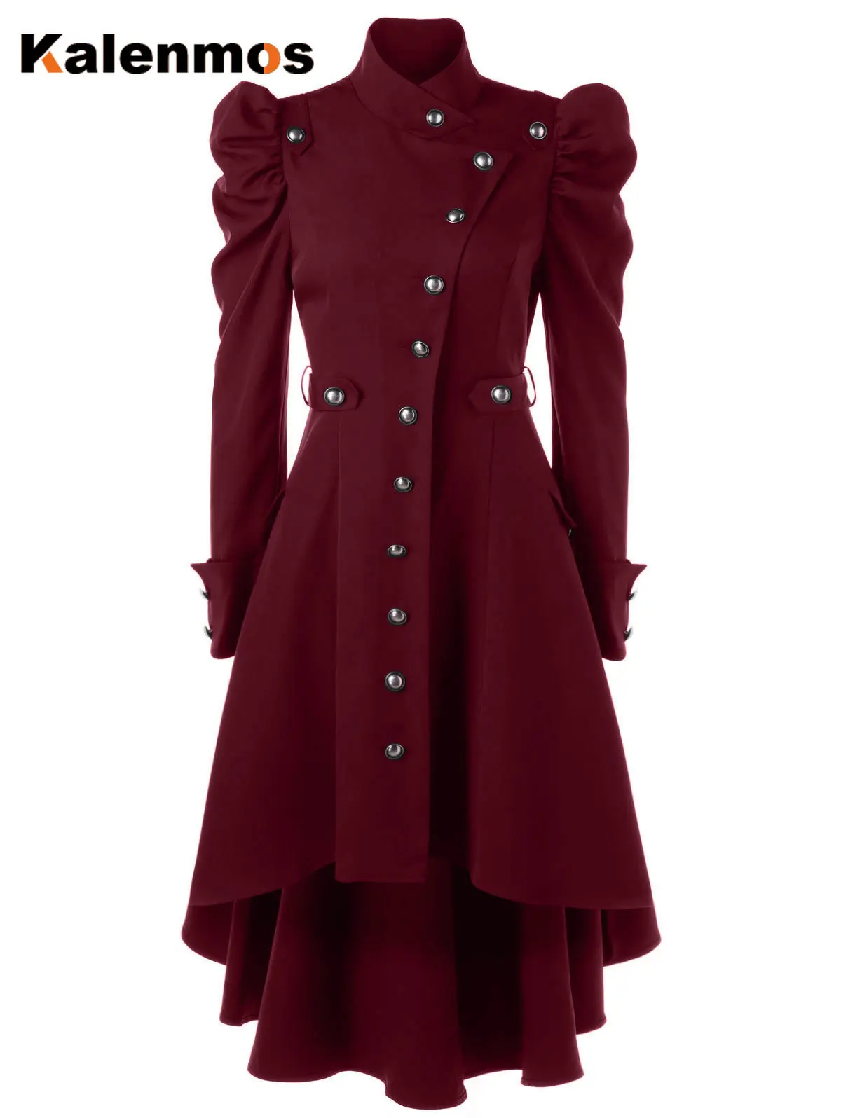 Пальто женское длинное в готическом стиле пальто Макси ретро ретро-Лолита костюм