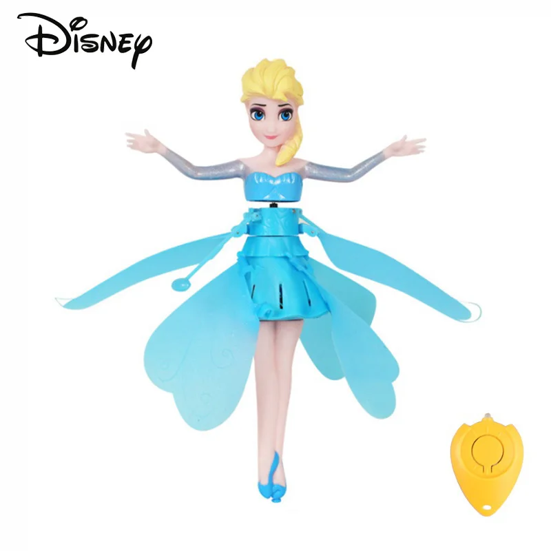 Disney girls frozen Aircraft Flying Toys  LED Lighting Fly Helicopter  aircraft toys for Kids gift