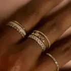 2021 подарок на День святого Валентина для влюбленных милое Милое Любовное письмо с искрящимся фианитом минимальное 925 пробы Серебряное кольцо