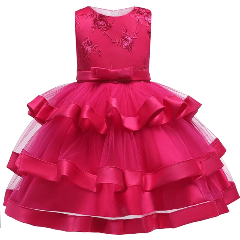 Пушистое свадебное платье для девочек детская летняя Милая праздвечерние чная