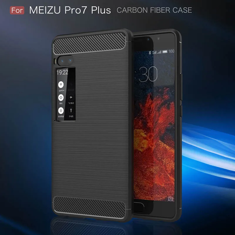 Чехол для Meizu Pro7 Pro 7 Plus роскошный мягкий силиконовый чехол задней панели телефона