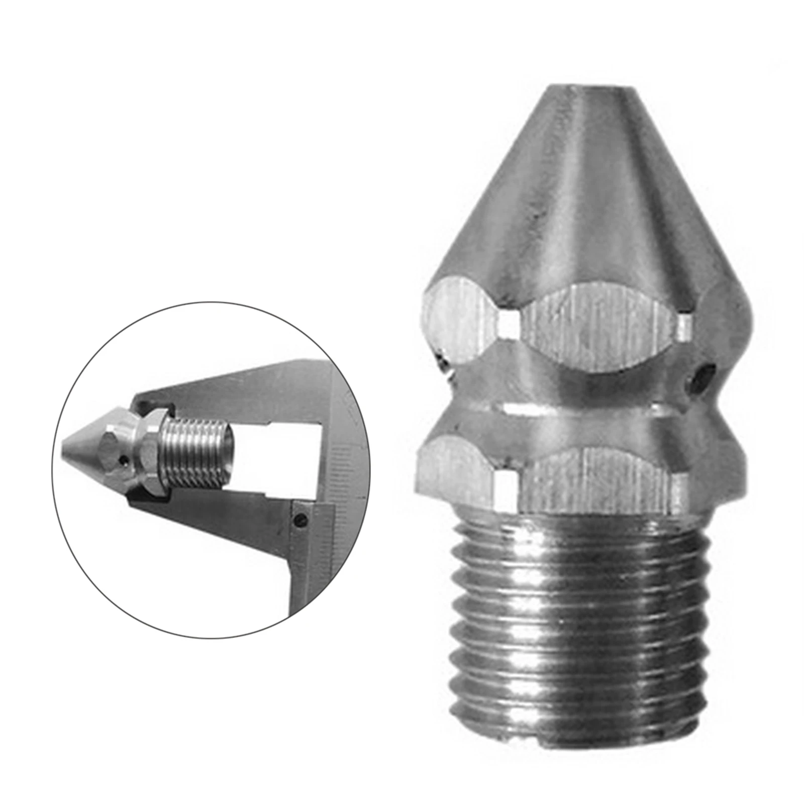 

Mayitr 4 Jet Rotary Cleaning Nozzle High Pressure Drain Pipe Washing Sprayer Nozzle Jetter Sewer Washing Sprinkler