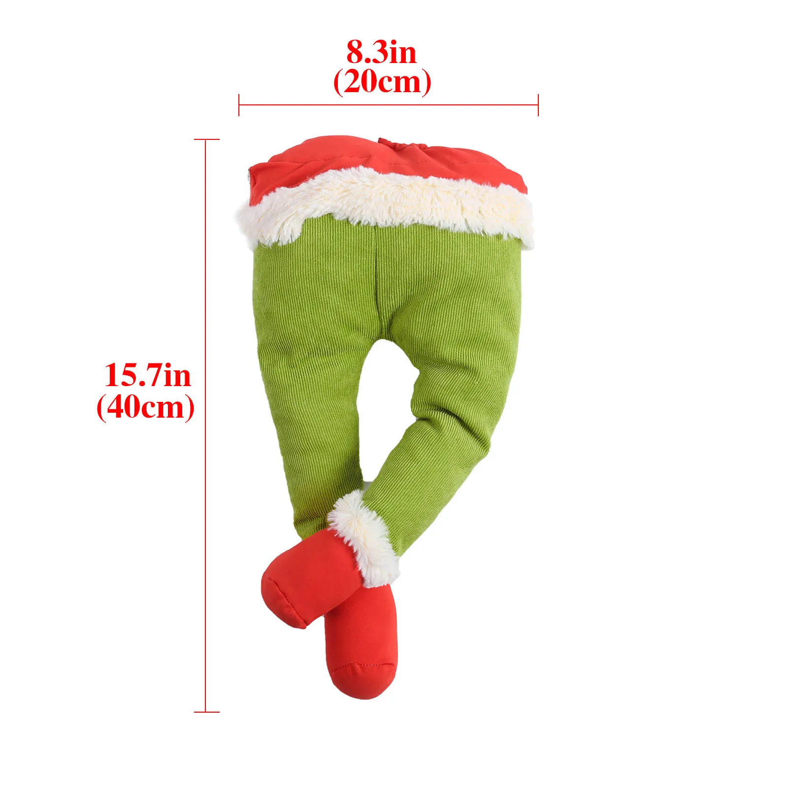 15.7In Plush Legs for Christmas Decorations Stuffed For Tree Home Ornament Table Decor Xmas Gift New Year | Дом и сад