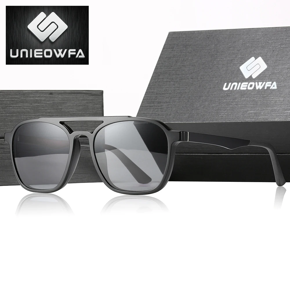 Солнцезащитные очки-авиаторы Мужские поляризационные с магнитной застежкой для