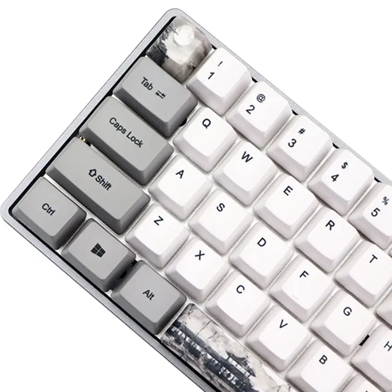 

Ink Dye-Sublimation Mechanical Keyboard Cute Keycaps PBT OEM Profile Keycap For GH60 GK61 GK64 Keyboard