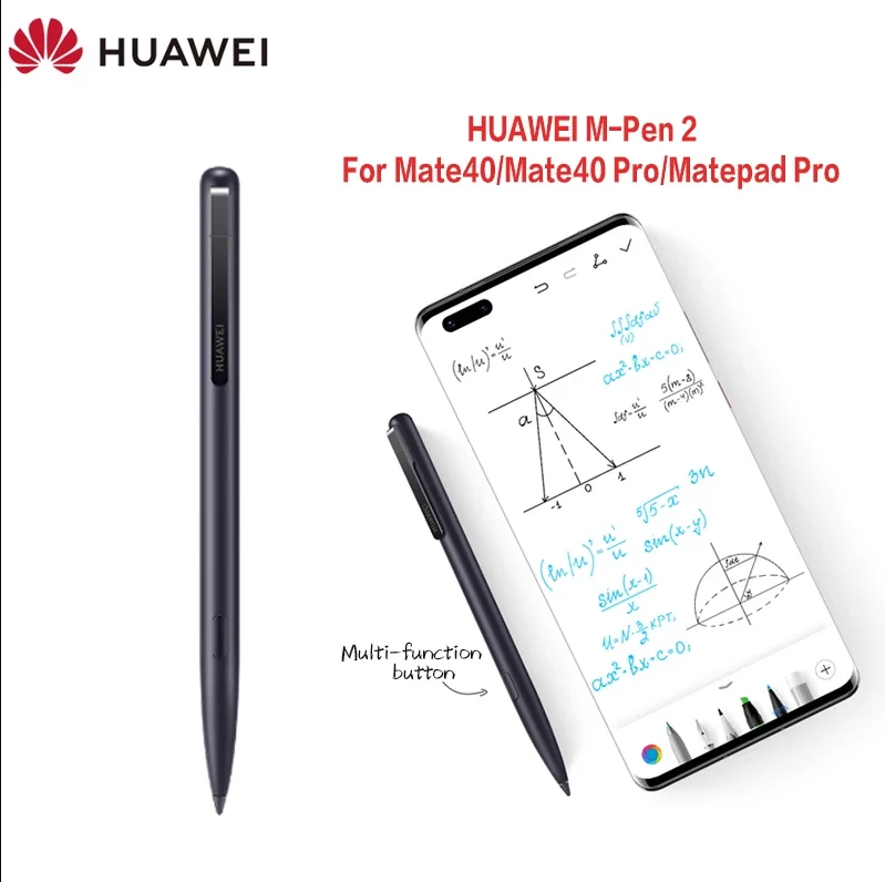 

2022 Original HUAWEI M-Pen 2 Mate 40 / Mate 40 Pro Stylus Pen Magnetic attraction Wireless Charging M-pen for MatePad Pro
