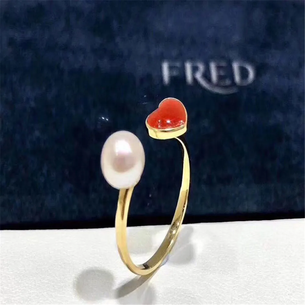 

DIY Pearl Rings Jewelry Making for 925 Silver Rings Settings Adjustable Opening Blank Base Classic Ring Mount Charm Gift Factory