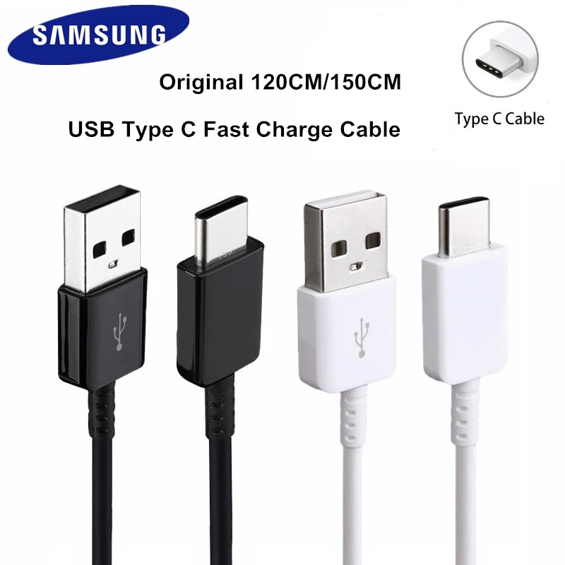 Оригинальное быстрое зарядное устройство Samsung с кабелем типа c 28 120 150 200 300 см для