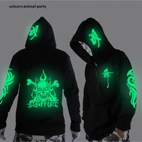 to customize do it yourselfnoctilucent clothes loose coat and students fashion clothing dance night shining clothing ghost da