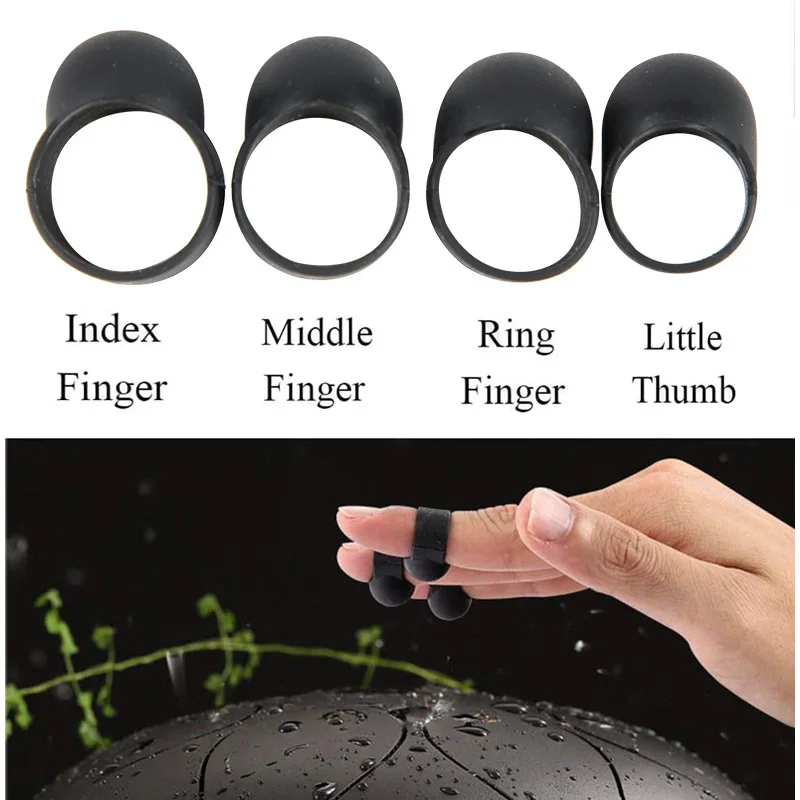 

Drummer Finger Set Anti Pain Finger Set Drummer Accessories Hammer Drummer Finger Set (4 Sets) Percussion Instruments