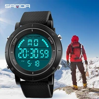 sanda new fashion sport watch mens digital watches top brand luxury 30m waterproof military led watch relogio masculino hombre