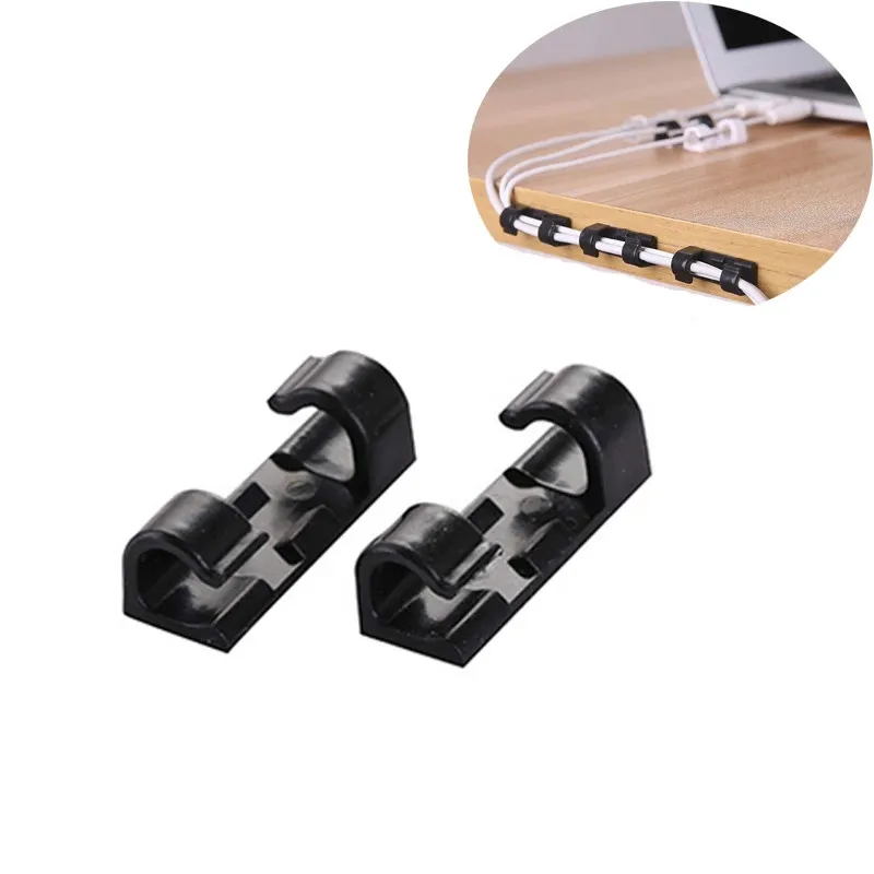 Кабельные Зажимы органайзера кабель Управление рабочего стола и рабочей станции