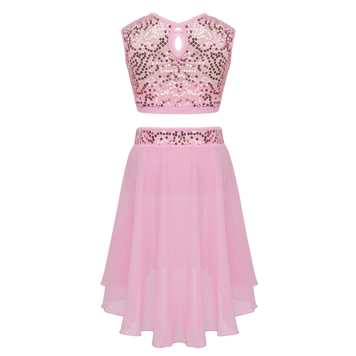 ChicTry ребенка блестками балетная пачка танцевальная одежда для гимнастики топы