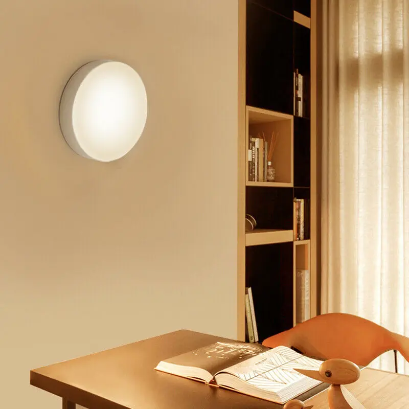 3 Styles Wireless Recharge PIR Motion Sensor 6 LED Night Light Lamp Wall Wardrobe Dimmable for Bathroom Livingroom Cabinet Light