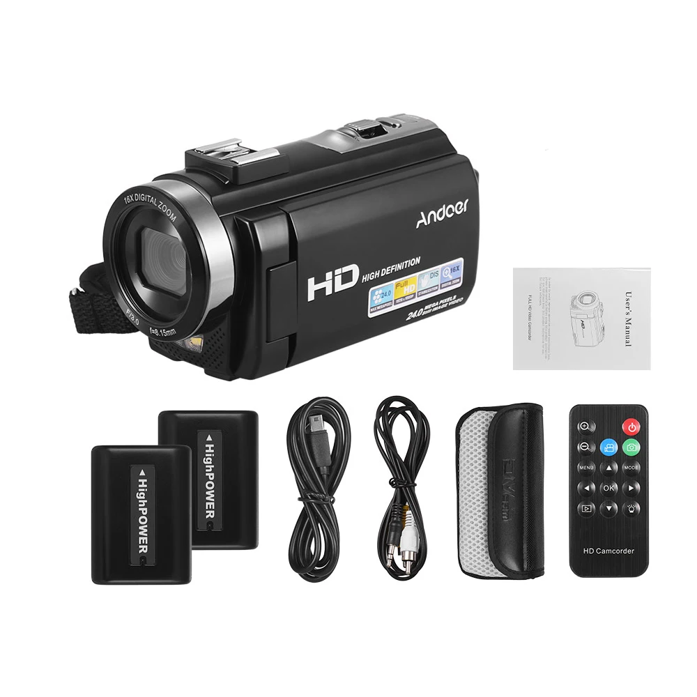 Смартфон Andoer 3 дюйма 1080P FHD 4 МП 16X | Электроника