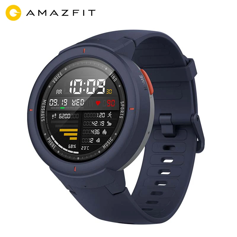 Спортивные Смарт-часы Amazfit Verge GPS ГЛОНАСС пульсометр | Электроника