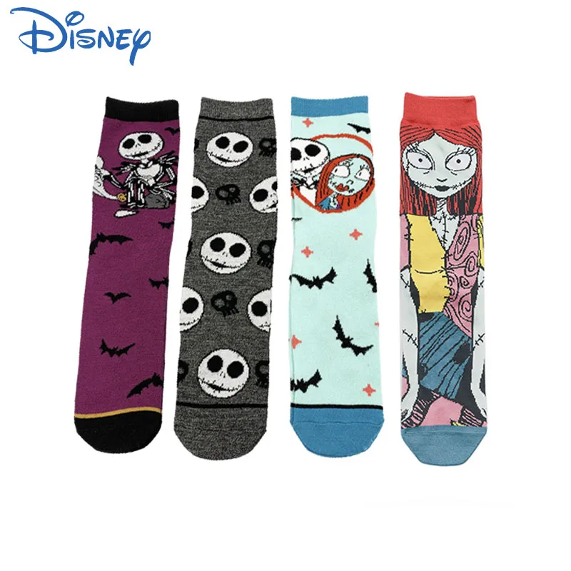 Носки Кошмар перед Рождеством Джейк скеллингтоны уличная одежда из аниме Салли в