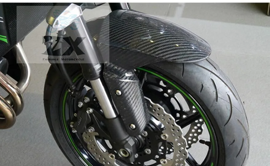 Углеродное волокно для z800 636 09 15 z1000 2015 16 z1000sx Передняя грязевая пластина