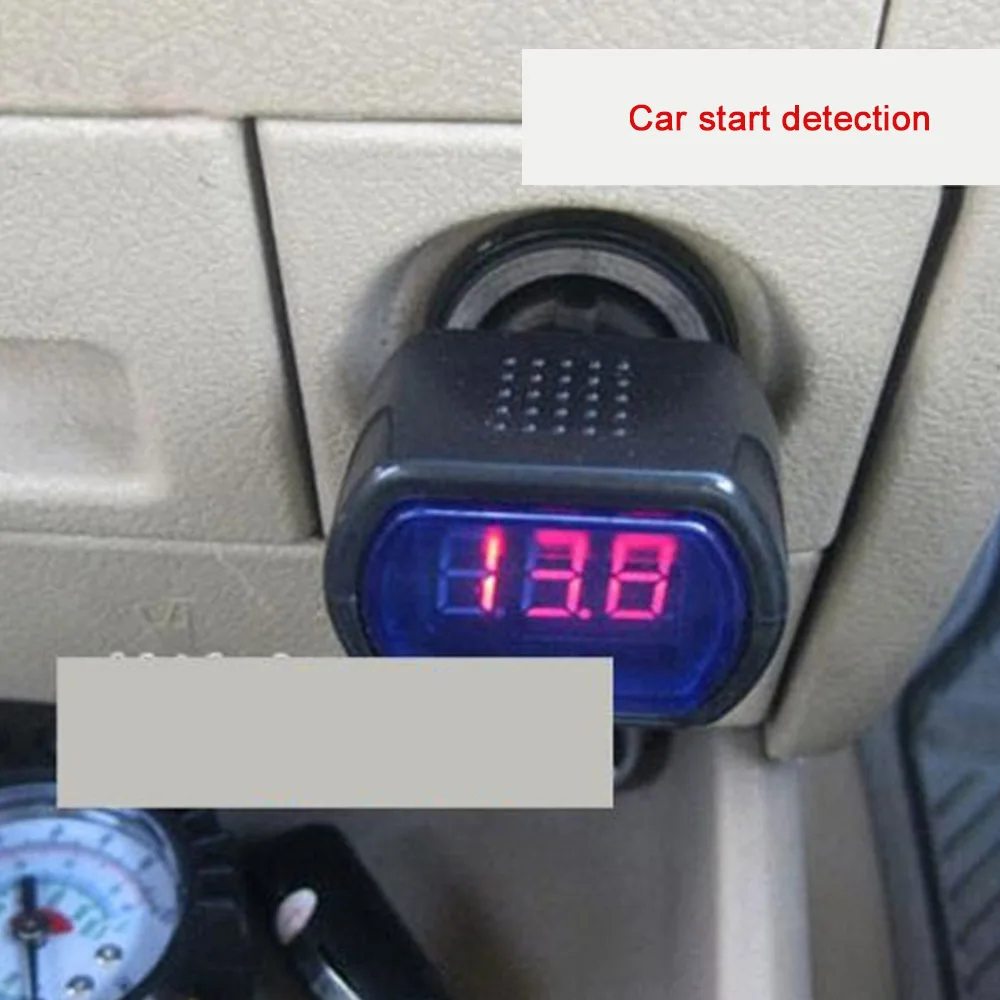 12V-24V Portable Digital Monitor Car Volt Voltmeter Tester LED Voltage Panel Meter Accessories |