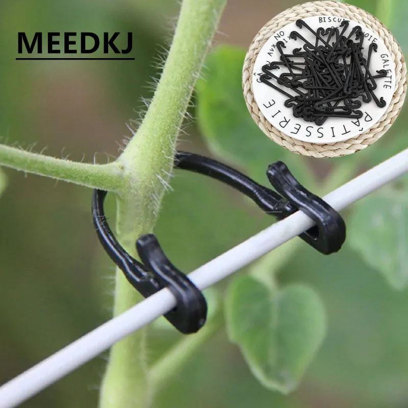 Многоразовые пластиковые зажимы для поддержки растений Подвесные Зажимы лозы