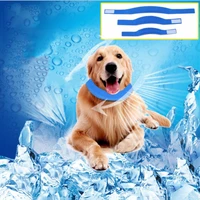 summer dog supplies new pet cooling bib summer cool ice pad heatstroke dog ice bag collar adjustable cooling collar bib scarf