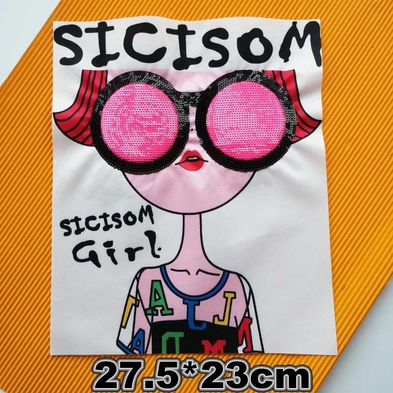 Вышивка GUGUTREE вышивка блестками бисером нашивки для девочек с принтом бусины