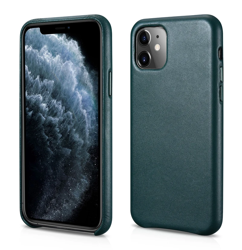 Чехол из натуральной воловьей кожи для iPhone 11, тонкий чехол для iPhone11 Pro, чехол для телефона, защитная задняя крышка для iPhone11 Pro Max