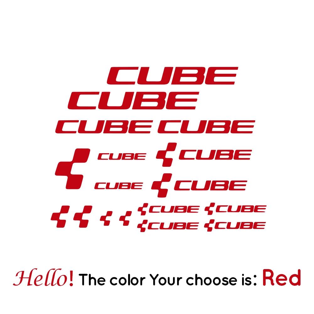 Водонепроницаемая Светоотражающая наклейка для велосипеда, набор художественных украшений для велосипеда, кубическая рама, «сделай сам», Виниловая наклейка с защитой от царапин, украшение