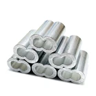 1 мм  12 мм трос двойное кольцо алюминиевые втулки зажим фитинги обжимы для кабеля, J009