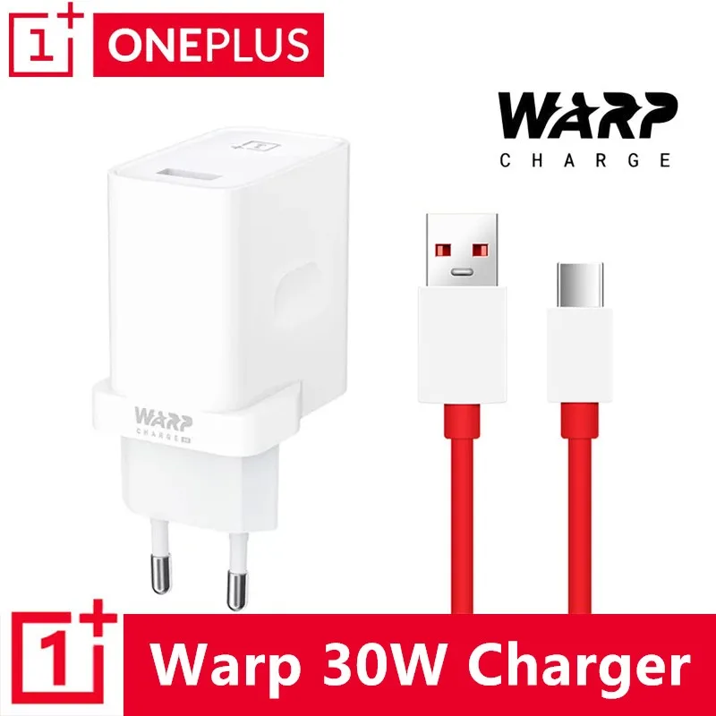 Оригинальный адаптер питания OnePlus 7t Warp Charge 30 Вт устройство для быстрой зарядки One