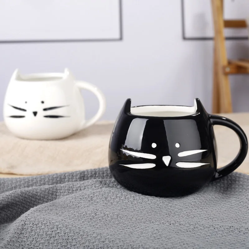 2019 Новый Керамика милый чашка в виде кошки и кружки Кофе Чай молока чашки с