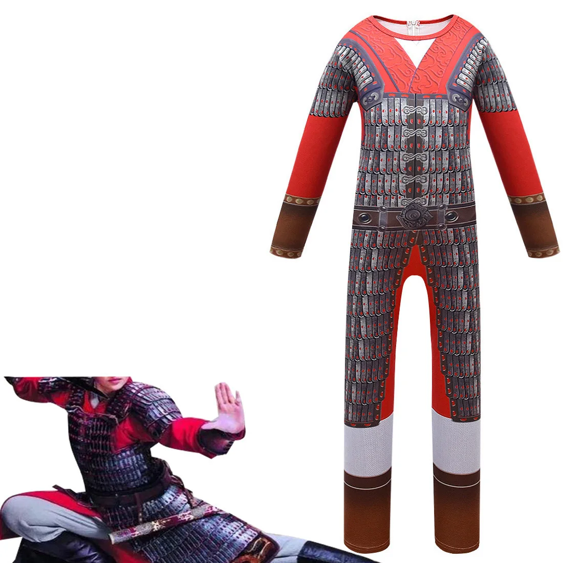 Mulan/одежда с героями мультфильмов Комбинезон мультфильма День благодарения Цвет