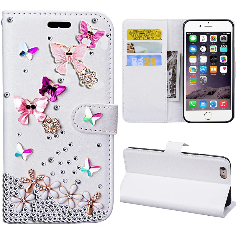 

Luxury Phone Bag Wallet Case For Samsung Galaxy S20 Ultra 5G S8 S9 Plus S10 S10E Girls Elegant Flip Leather Samsung S7edge Cover