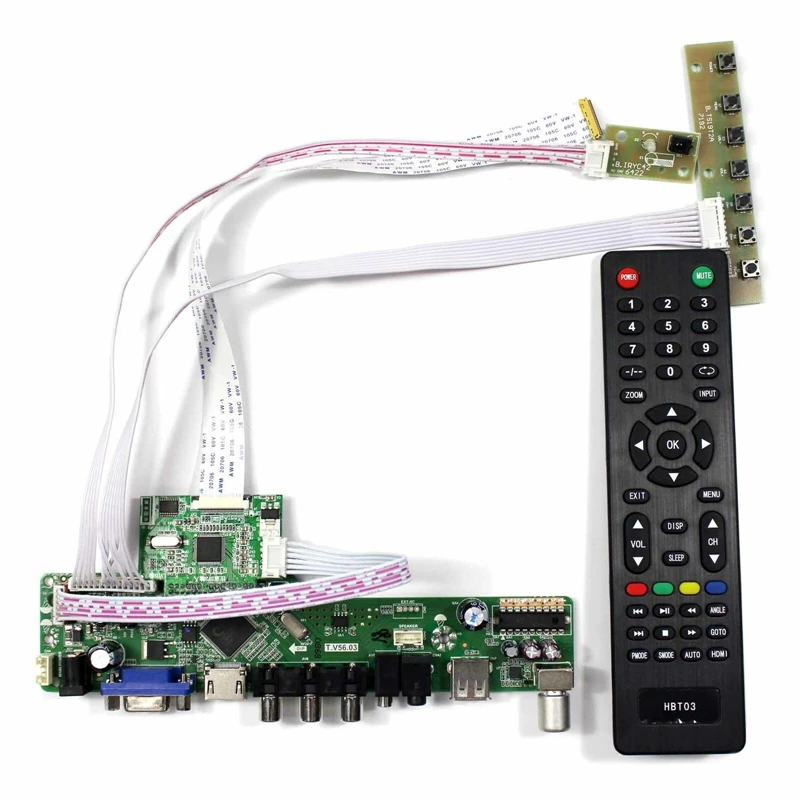 Плата контроллера для LP156WHB TPG1 eDP 15 6 &quotЖК дисплей Матрица ТВ + USB VGA HDMI совместимых с