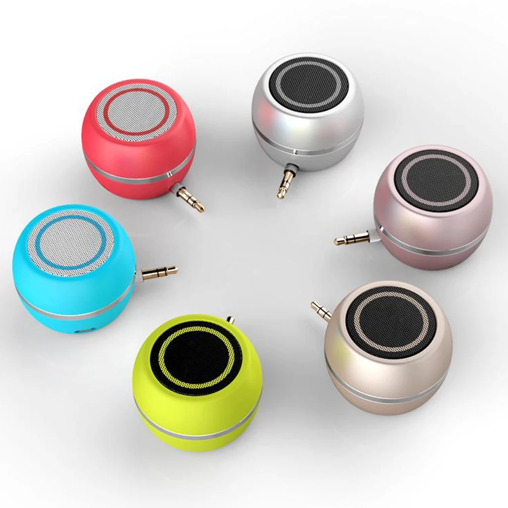 

Portable Mini Speaker 3W 3.5mm AUX Jack Music Audio Player for Phone Notebook Tablet Fashion ultra small fuselage