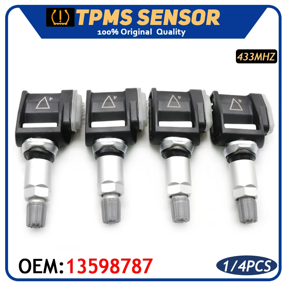 Car TPMS Tire Pressure Monitor System Sensor 13598787 For Cadillac ATS CTS Chevrolet Camaro GMC 2.0L 3.6L 6.2L 433MHz | Автомобили и