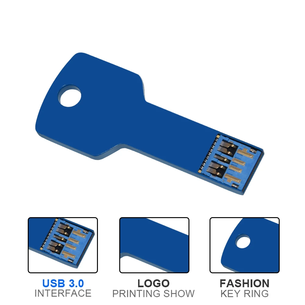 bulk 20pcs free Personalize logo usb flash drive Waterproof USB 3.0 pen drive u disk memoria 128GB 64GB 32GB 16GB 8GB usb stick enlarge