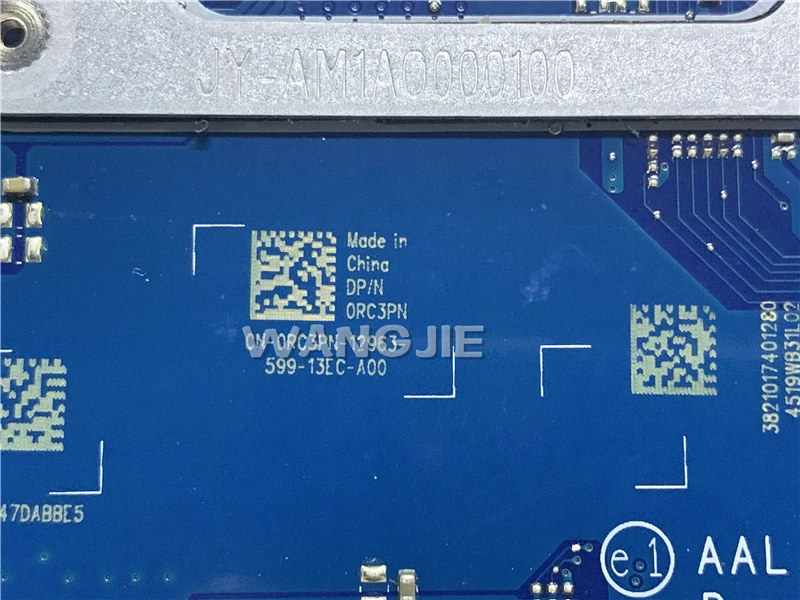 CN 0RC3PN RC3PN материнская плата для ноутбука 10 LA B843P w/ i7 5500U Dell Inspiron 15 5558 14 5458 17