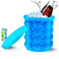 silicone ice maker ice mold tray portable bucket drink ice cooler beer cabinet kitchen tool ice maker kitchen party whiskey froz