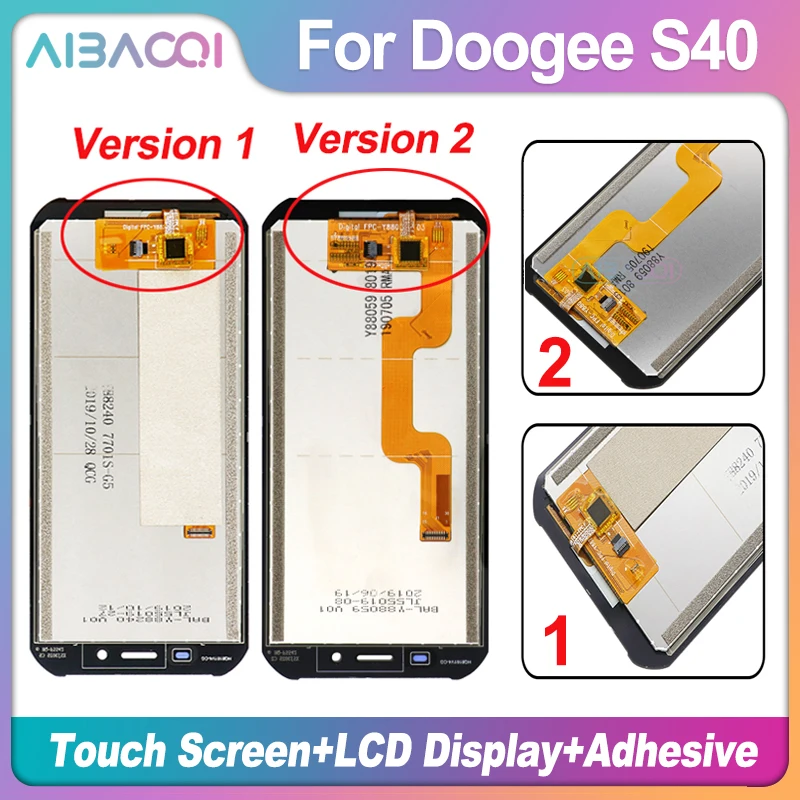 AiBaoQi новый оригинальный 5 дюймовый сенсорный экран + 960x480 ЖК дисплей в сборе Замена