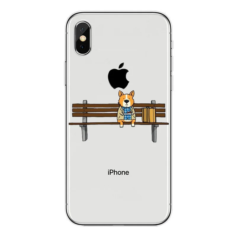 Одежда для сна с милыми и забавными маленькие короткие ноги корги iPhone X 6 S Plus 5 5S SE 7