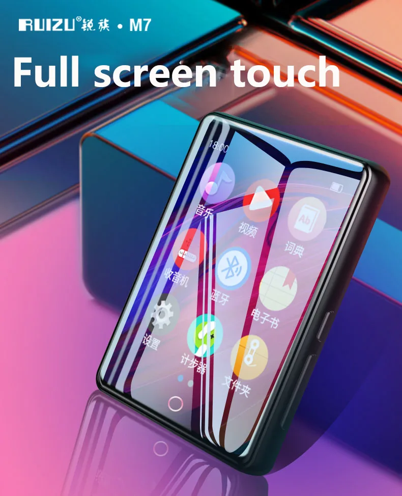 Mp3 плеер RUIZU M7 2 8 дюйма 8/16 ГБ Bluetooth FM радио|MP3-плееры| |