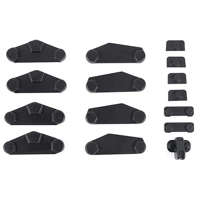 

NewJK Door Screw Protector Cover Trim for Jeep Wrangler JK JKU 2007-2017,15Pcs