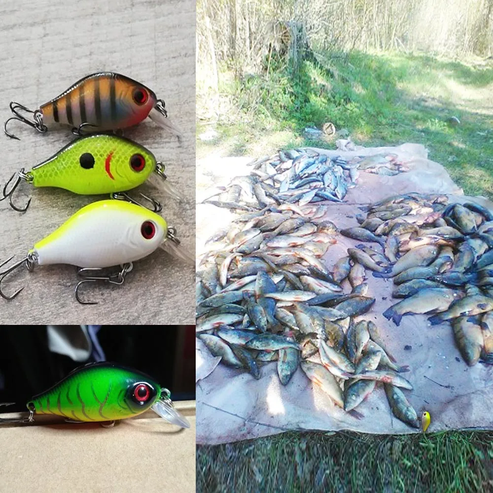 1 шт 5,5 см, вес: 9 гр, PESCA, воблер, твердая приманка снасть искусственные приманки наживка рыбы японский воблер